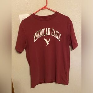 Maroon American Eagle T-shirt